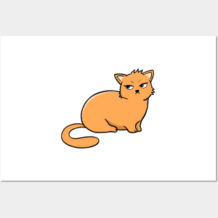 Orange Cat Posters and Art